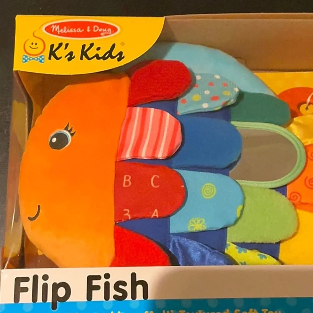 Melissa & Doug Orange and Red Learning Fish Toy